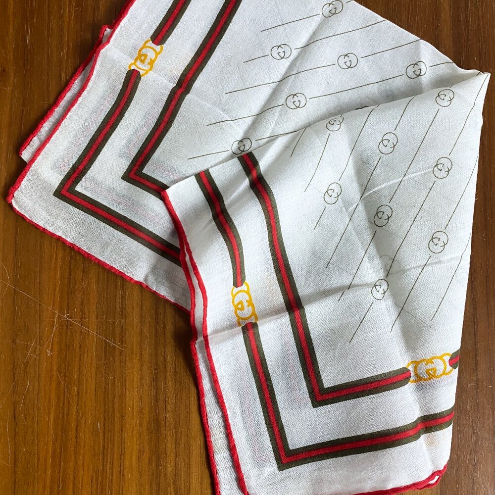 Gucci GG Logo Pocket Square, Scarf